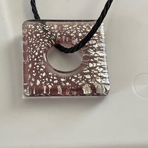 Murano Glass Square Necklace